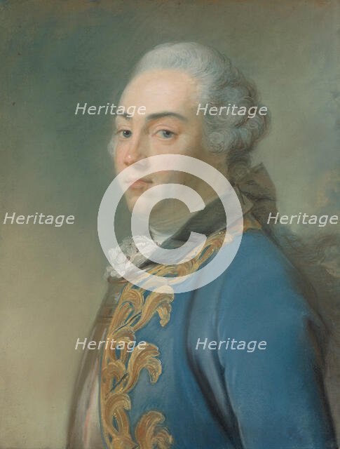 Portrait of Jacob van Kretschmar (1721-1792), c1750s. Creator: Jean-Baptiste Perronneau.