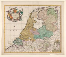Map of the Republic of the Seven United Netherlands, 1677-1679. Creator: Nicolaes Visscher.
