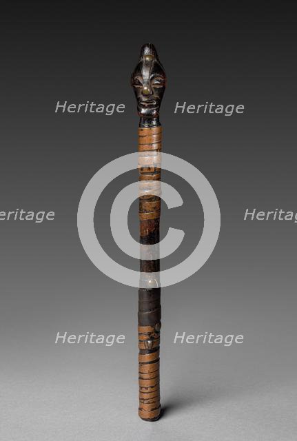 Fragment of a Staff, late 19th - early 20th century. Creator: Unknown.