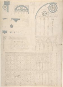 Tracery and Church Ornament, second half 19th century. Creator: Anon.