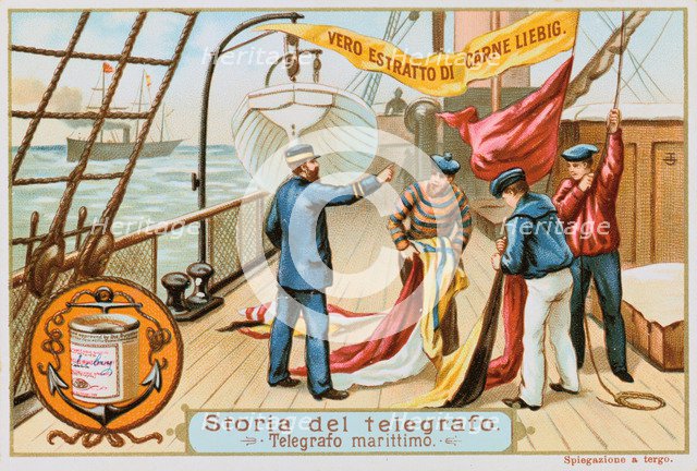Maritime Telegraph, c1900.  Artist: Anon