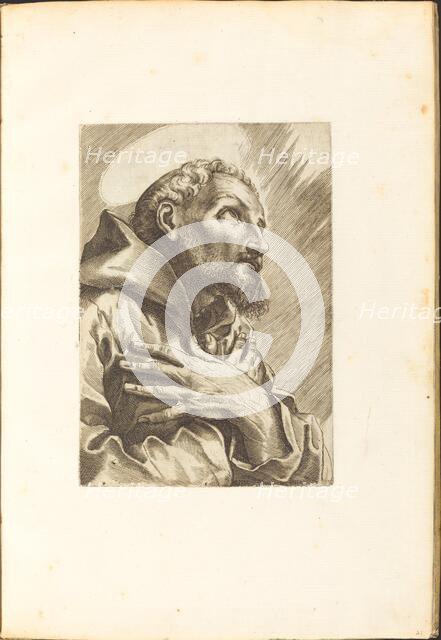 Saint Francis of Assisi, c. 1610/1620. Creator: Luca Ciamberlano.