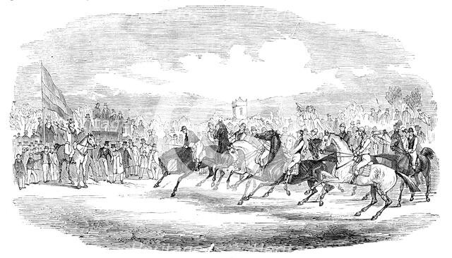 The start, 1844. Creator: Unknown.