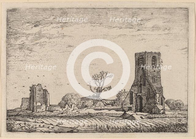 Ruins of a Church (Chapel of Eykenduynen near The Hague), 1621. Creator: Willem Pietersz. Buytewech.