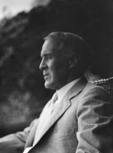 Professor Robert Wood, portrait photograph, 1932. Creator: Arnold Genthe.