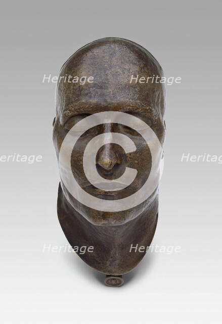 Death Mask of Napoleon, modeled 1821 (cast 1833). Creators: Louis Richard, E. Quesnel.