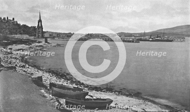 'Swanage Bay and Pier', c1910. Artist: Unknown.