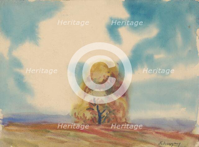 Autumn tree, 1933. Creator: Zolo Palugyay.