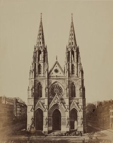 Ste. Clotilde, Paris, between 1860 and 1870. Creator: Edouard Baldus.