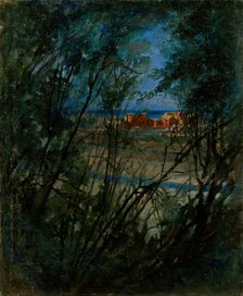 Blue Landscape, 1875. Creator: Ladislav Mednyanszky.