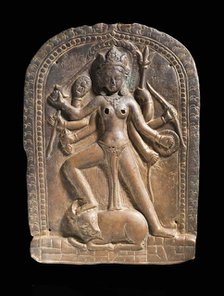 The Hindu Goddess Durga (image 1 of 4), 1090. Creator: Unknown.