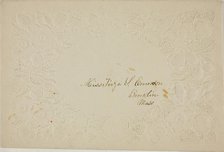 Valentine envelope, n.d. Creator: Unknown.