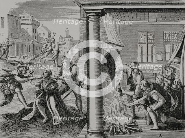 French Wars of Religion, 16th century, (1587), 1877.  Creator: Unknown.