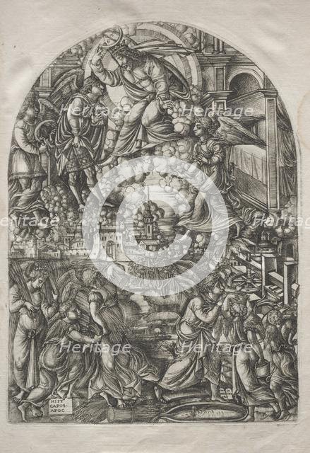 The Apocalypse: The Winepress of the Wrath of God, 1546-1556. Creator: Jean Duvet (French, 1485-1561).