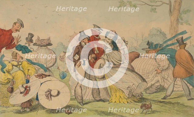 Monstrosities of 1825 & 6. Creator: Cruikshank, George (1792-1878).