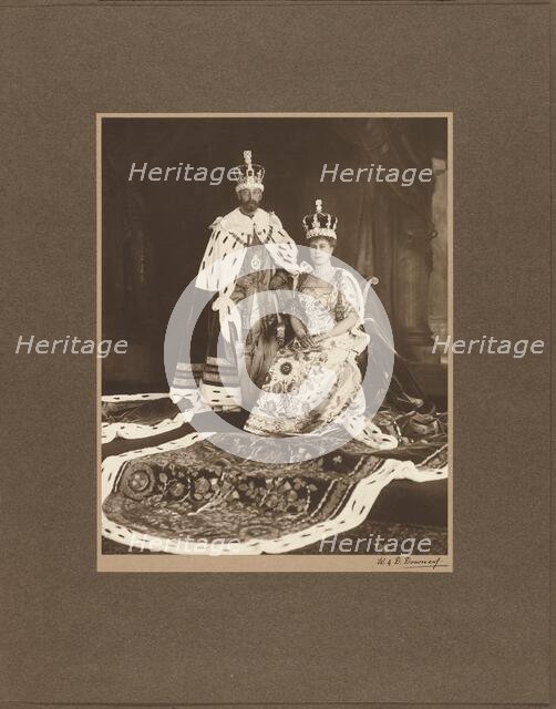 Coronation of King George V and Queen Mary, 1911. Creator: William Downey.