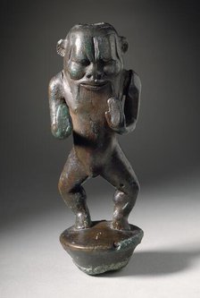 Figurine of the God Bes, 711-657 B.C.. Creator: Unknown.