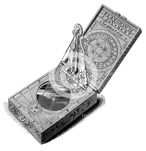 Journey-ring, or Viatorium, 1587 (1893). Artist: Unknown