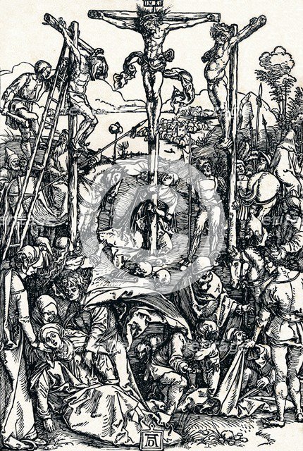 'Calvary with the Three Crosses', 1504 (1906). Artist: Albrecht Durer.