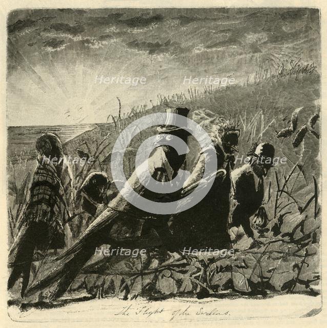 'The Flight of the Swallows', 1882. Creator: Unknown.