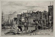 Thames Police, 1859. Creator: James McNeill Whistler (American, 1834-1903).