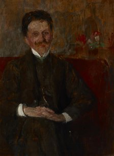 Portrait of Wladyslaw Chmielarczyk, 1907. Creator: Olga Boznanska.