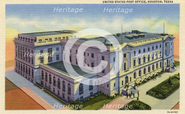 United States Post Office, Houston, Texas, USA, 1937. Artist: Unknown