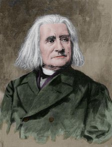 Franz Liszt (1811-1886), Hungarian composer and virtuoso pianist, 1886.  Creator: Unknown.