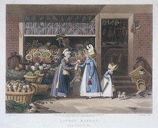 'London Market'; a fruit seller, 1822. Artist: Matthew Dubourg