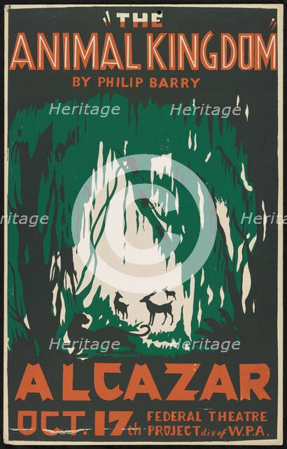 The Animal Kingdom, San Francisco, 1938. Creator: Unknown.