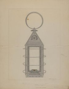 Lantern, 1937. Creator: Marie Famularo.