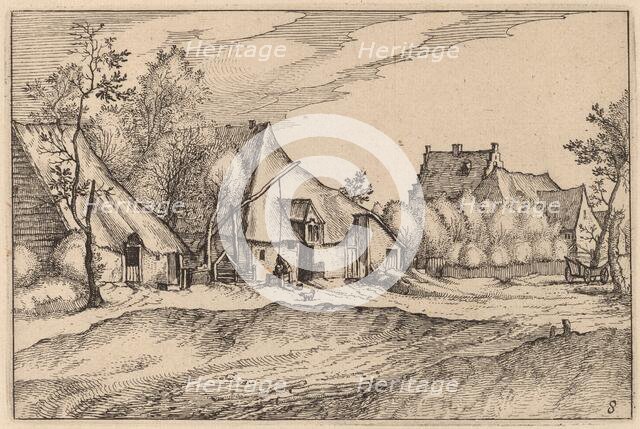 Farms in a Village, published 1612. Creator: Claes Jansz Visscher.