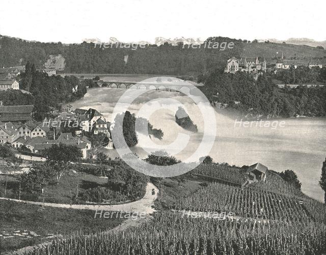 The Falls of the Rhine, Schaffhausen, Switzerland, 1895.  Creator: Francis Frith & Co.