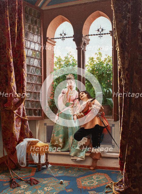 The Serenade. Creator: Savini, Alfonso (1836-1908).