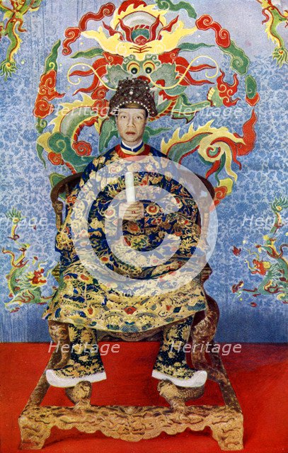 The Emperor of Annam, Vietnam, 1922. Artist: Unknown