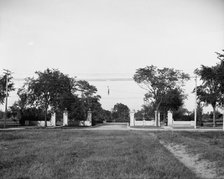 Entrance to Detroit, Woodward Avenue and E. Boston Boulevard, Detroit, Michigan, c1900- 1910. Creator: William H. Jackson.