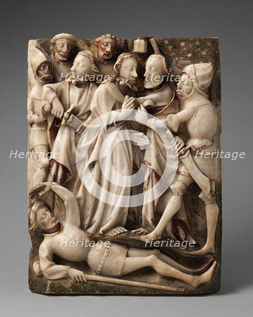 The Betrayal of Christ, British, 15th century. Creator: Unknown.