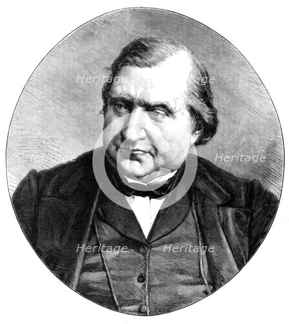 M. Ernest Renan, member of the French Institute (Hibbert Lecturer), 1880. Creator: Unknown.