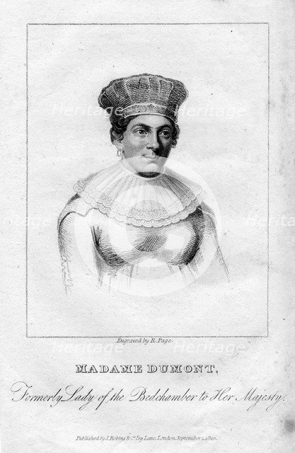 Madame Dumont,19th century.Artist: R Page