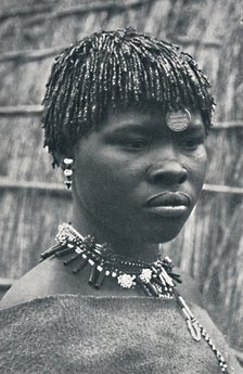 The wife of a South African chief, 1912. Artist: Unknown.