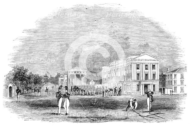 The Wellington Barracks, St James's Park, 1844. Creator: Unknown.