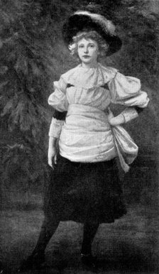 Beautiful Children at the Grafton Gallery: Kate Serjeantson at Thirteen - Phil R. Morris, 1895. Creator: George Meisenbach.