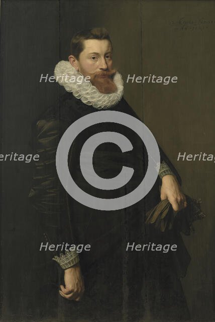 Portrait of a Gentleman, 1621. Creators: Nicolaes Eliasz Pickenoy, Michiel van Mierevelt.