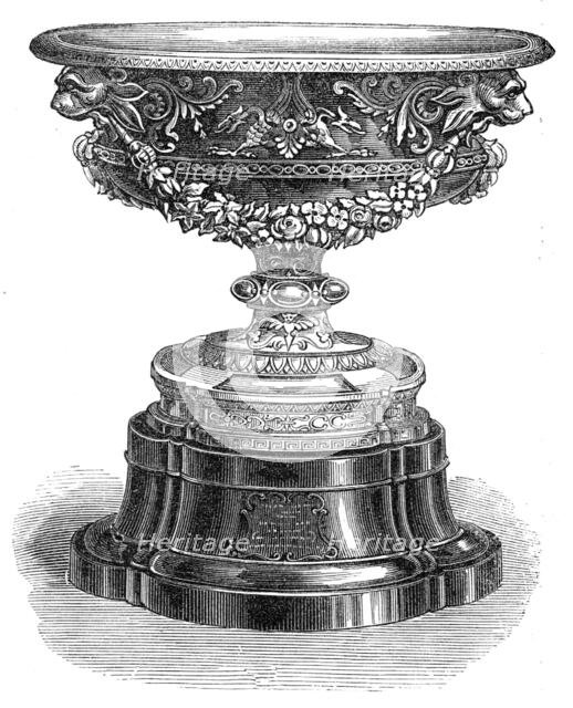 Vase presented to Lieutenant-Colonel Hamilton, of the 7th Lancashire Artillery Volunteers, 1864. Creator: Unknown.