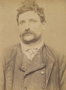 Broggio. (Roche), Bernard. 39 ans, né en Italie. Journalier. Association de malfaiteurs. 2..., 1894. Creator: Alphonse Bertillon.