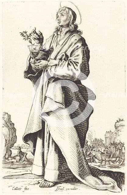 Saint John the Evangelist, published 1631. Creator: Jacques Callot.