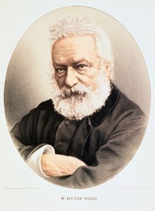 Victor Hugo, French poet, dramatist and novelist,c1880. Artist: Anon