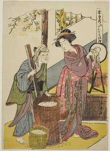 Act Six: Yoichibei's House from the play Chushingura (Treasury of Loyal Retainers), Japan, c.1779/80 Creator: Shunsho.