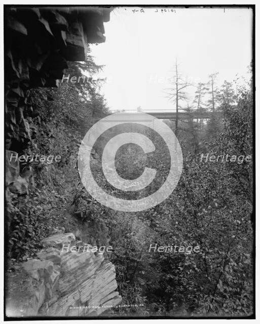 Nay Aug tunnel, Scranton, Pa., between 1890 and 1901. Creator: Unknown.