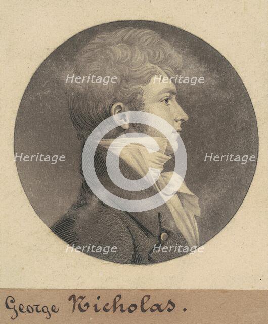 James Crenshaw Anthony, 1808. Creator: Charles Balthazar Julien Févret de Saint-Mémin.